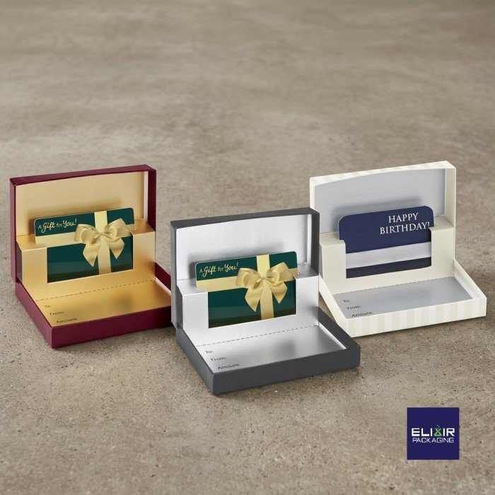 Custom Gift Card Boxes