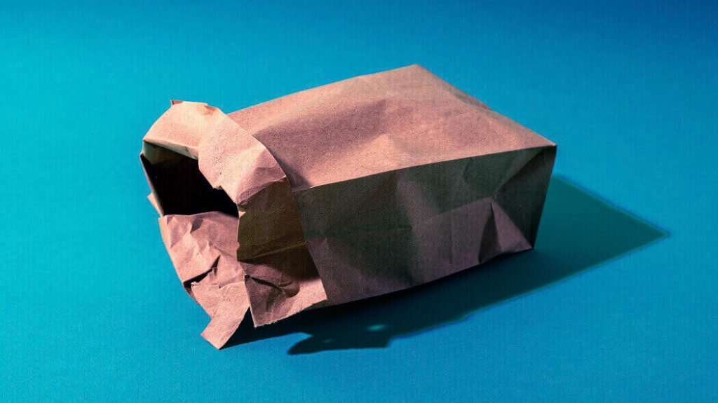 old paper bag