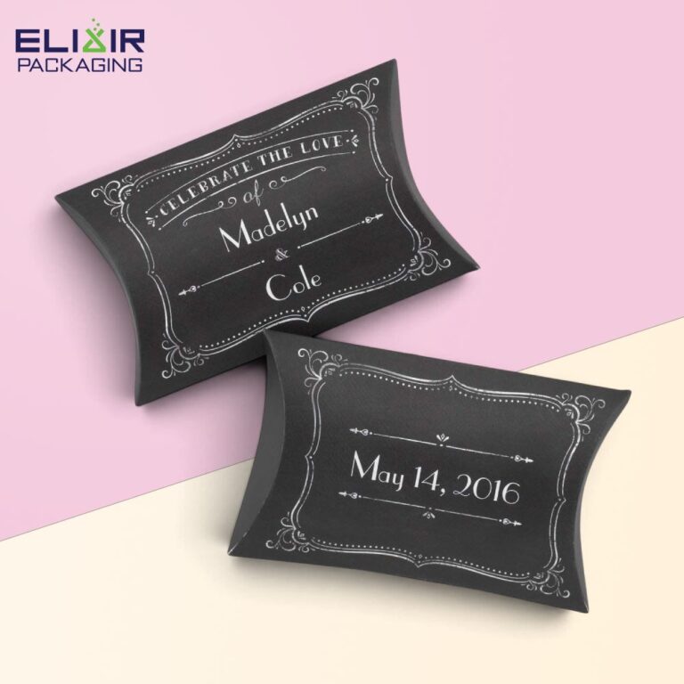 Black Pillow Boxes