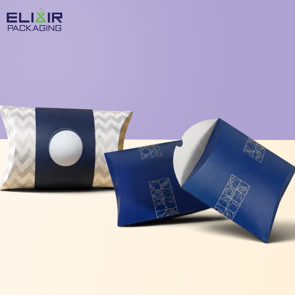Blue Pillow Boxes