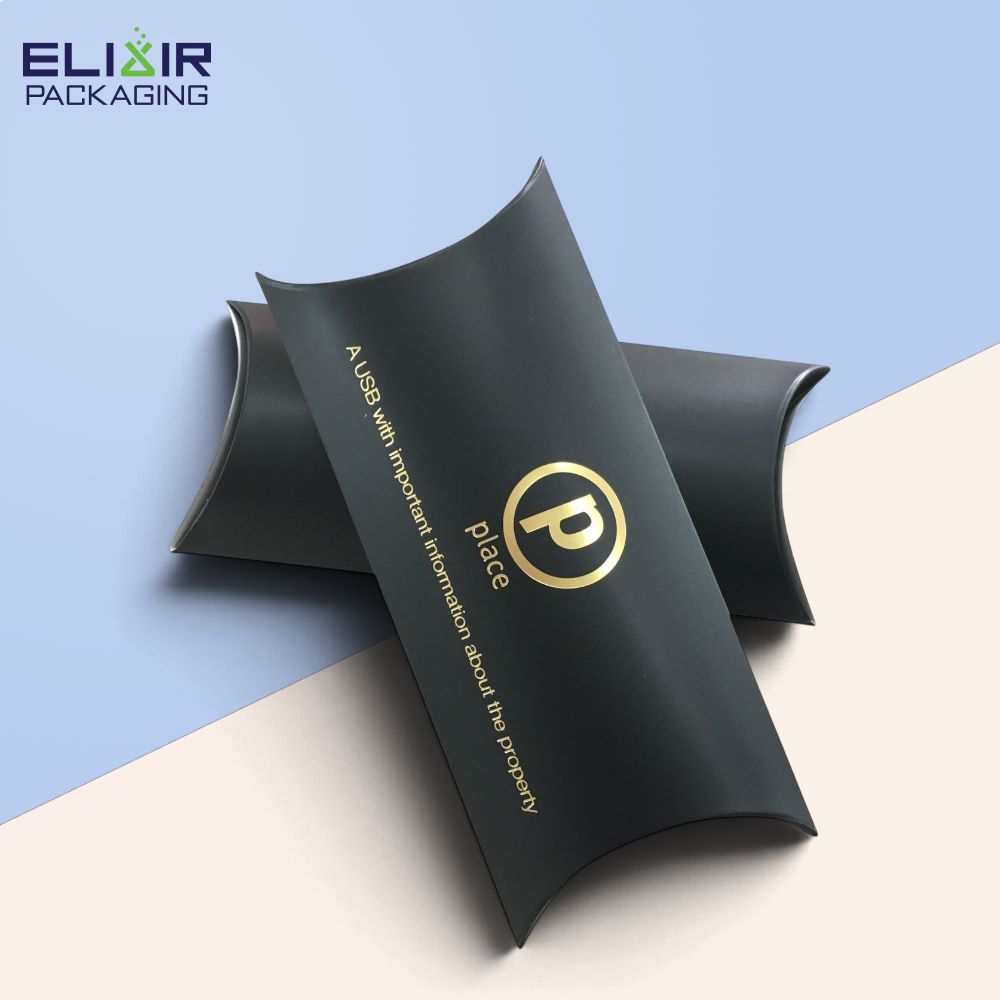 Black Pillow Boxes