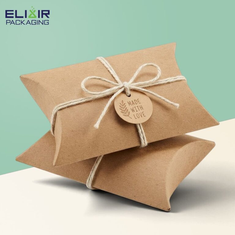 Kraft Pillow Boxes