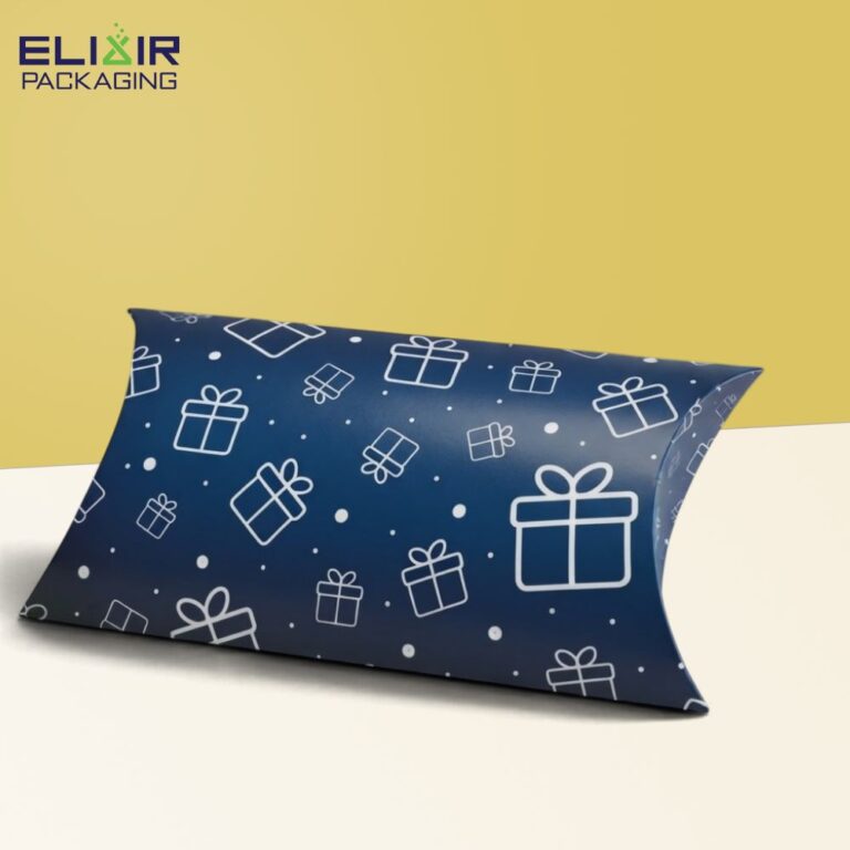 Blue Pillow Boxes