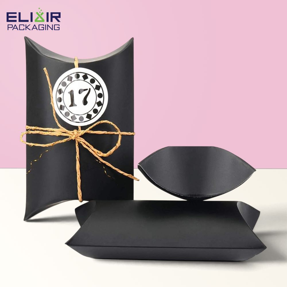 Black Pillow Boxes