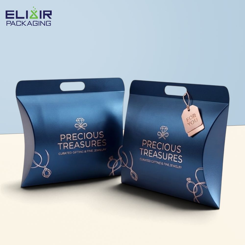 Blue Pillow Boxes