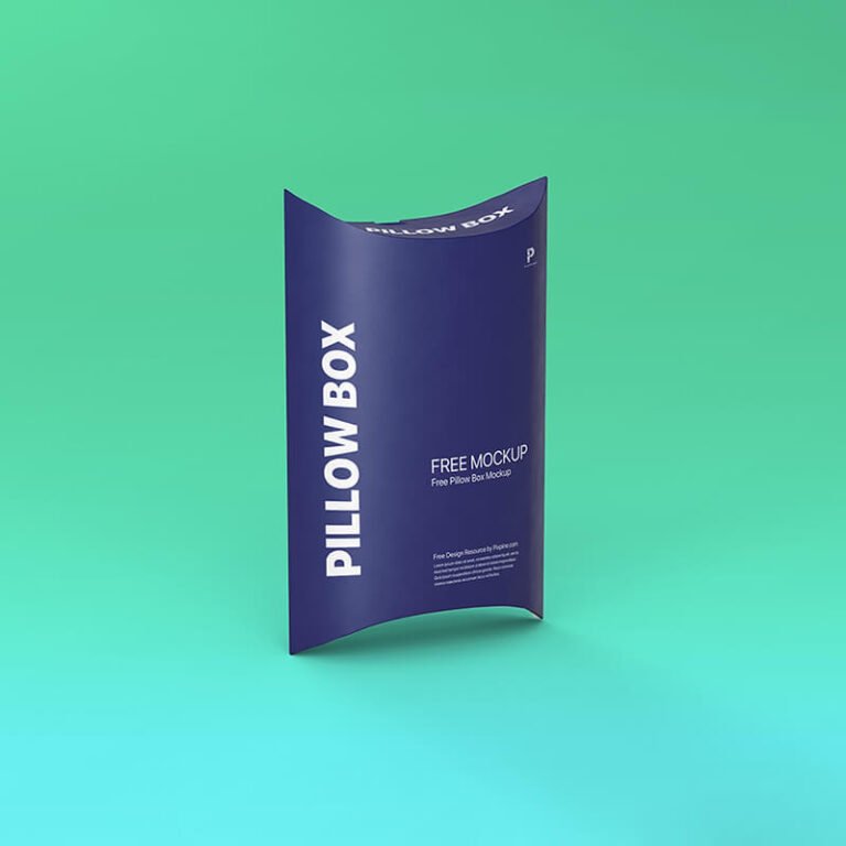 Blue Pillow Boxes