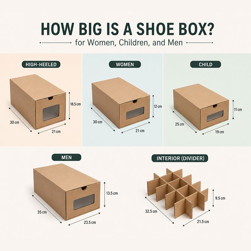How Big is a Shoe Box for Women, Children, and Men