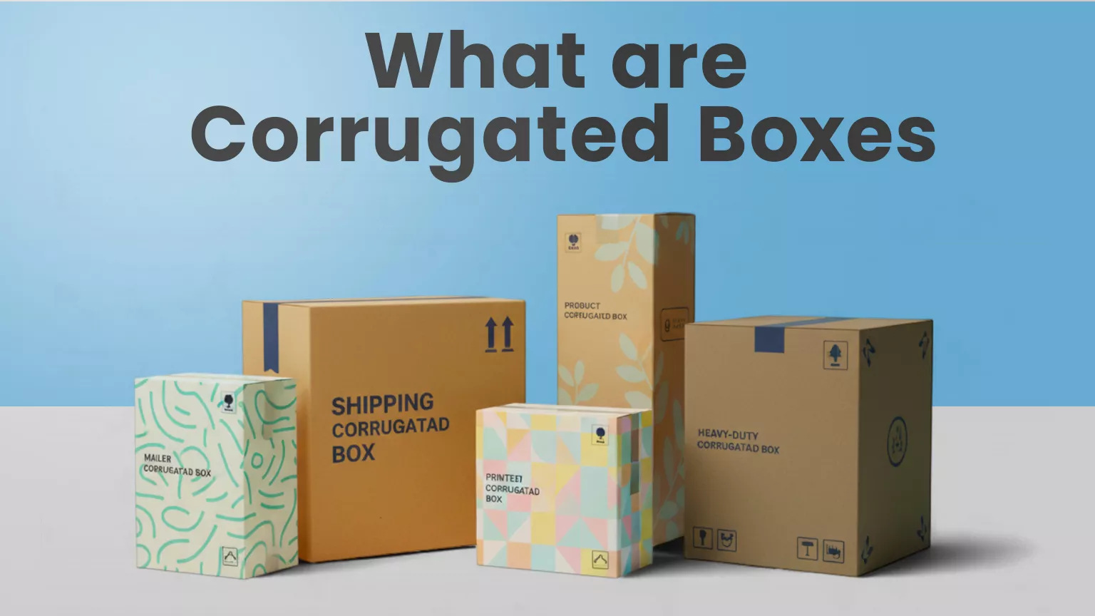 what are corrugated boxes