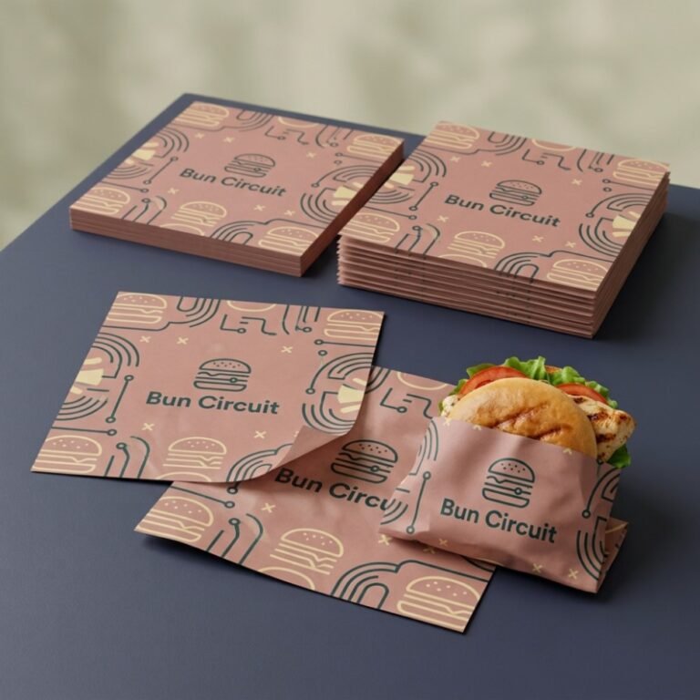 Custom Burger Paper