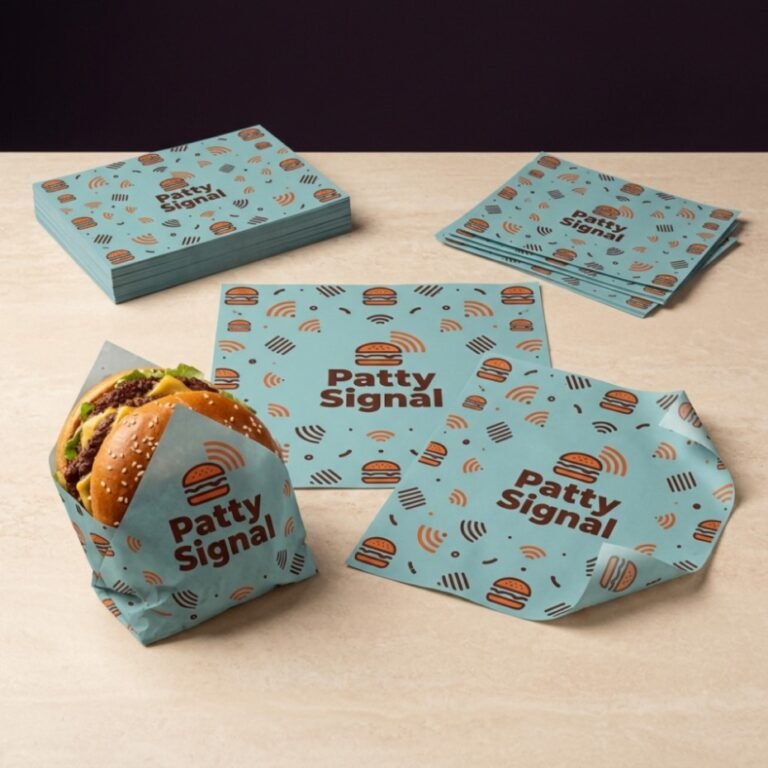 Custom Burger Paper