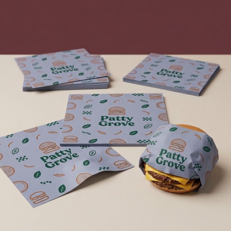 Custom Burger Paper