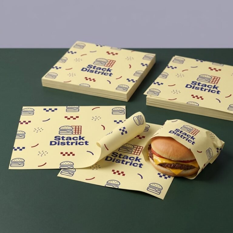 Custom Burger Paper