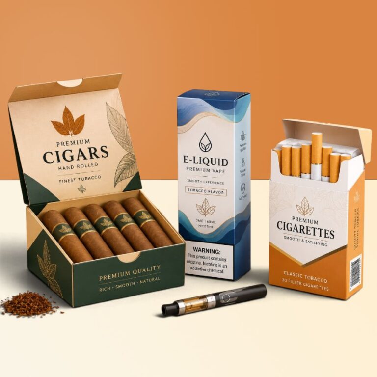 Custom Tobacco Packaging Boxes